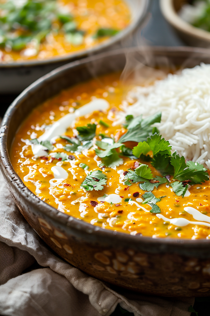 Dhal de lentilles corail