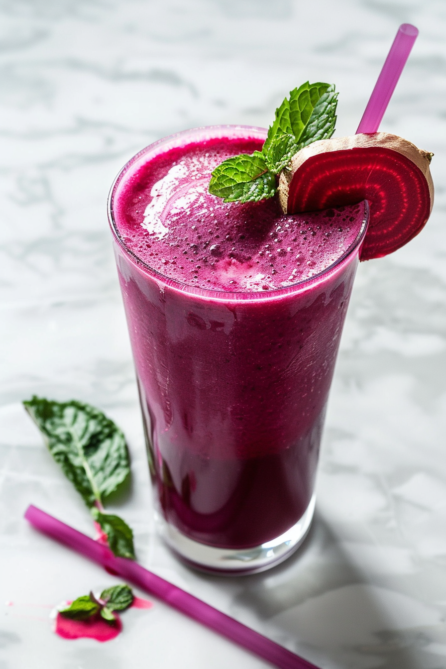 Smoothie betterave gingembre