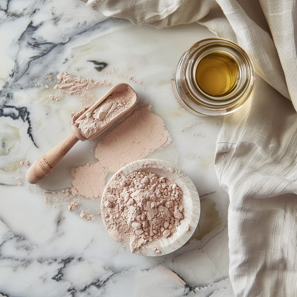 Pink clay